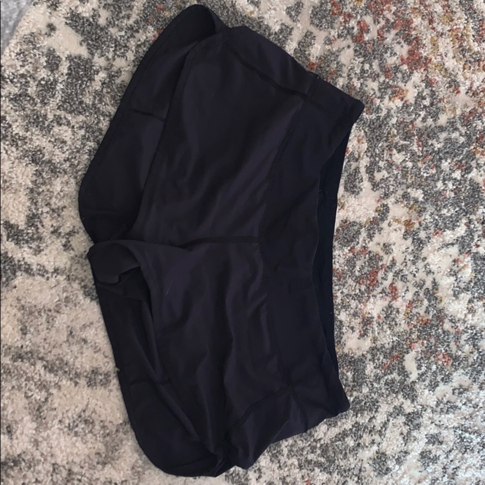 Black lulu lemon shorts